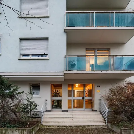 Le Nid - 20min Marche Noel, Tram A 2 Pas, Balcon 아파트 스트라스부르